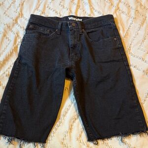 Wrangler Dark Denim Cut-Off Shorts